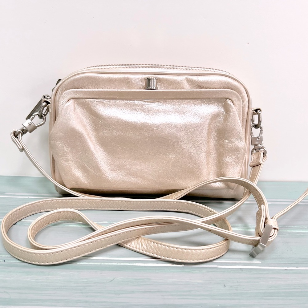 HOBO Metallic Pearl Crossbody Bag